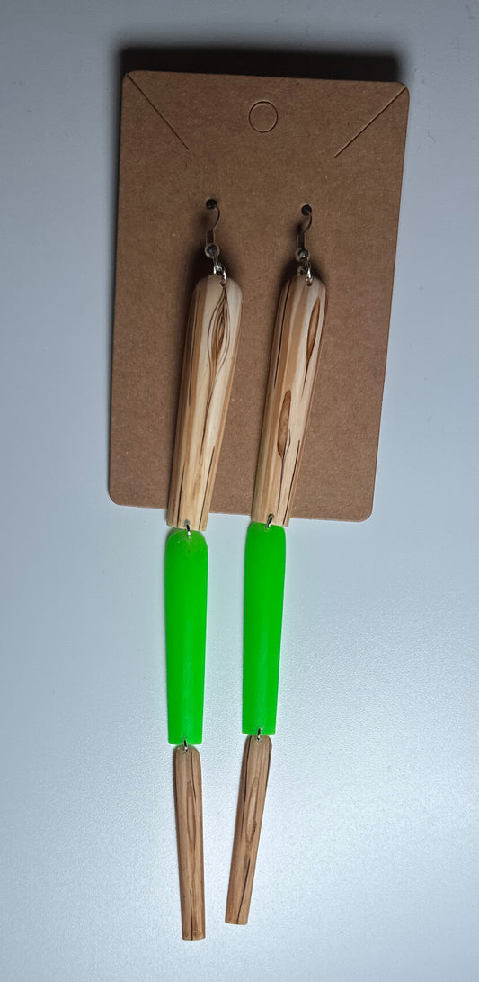 Glow & Grain-Handmade Press-On Nail Earrings