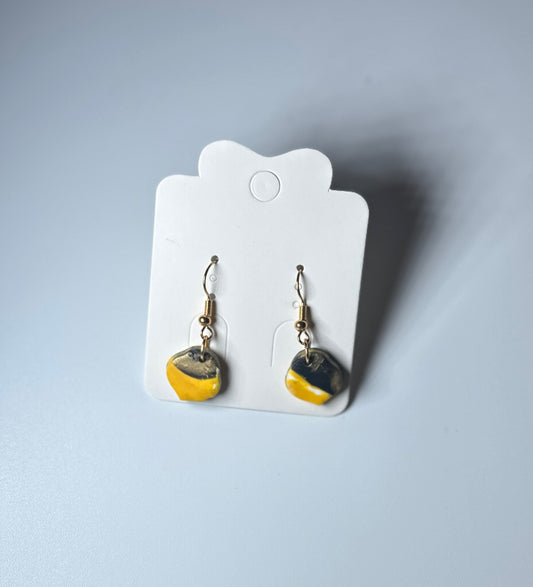 Honey Dip-Handmade Mini Clay Earrings