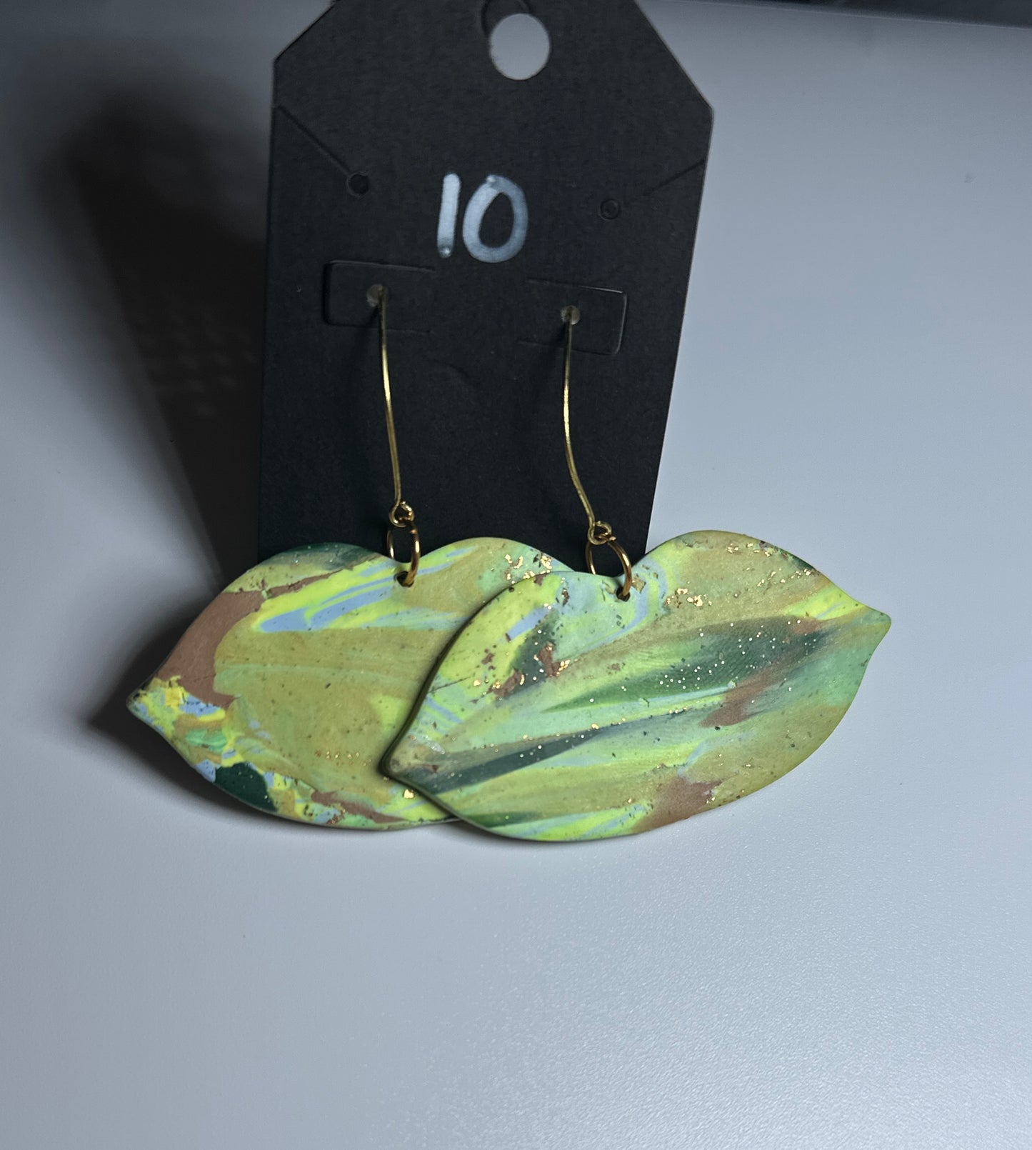 LBN “Earthy Kiss” Clay Lips Earrings