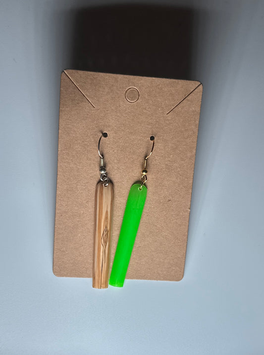 Glow & Grain-Handmade Mismatched Press-On Nail Earrings