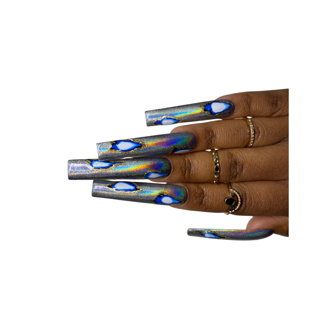Crystal chrome elegance