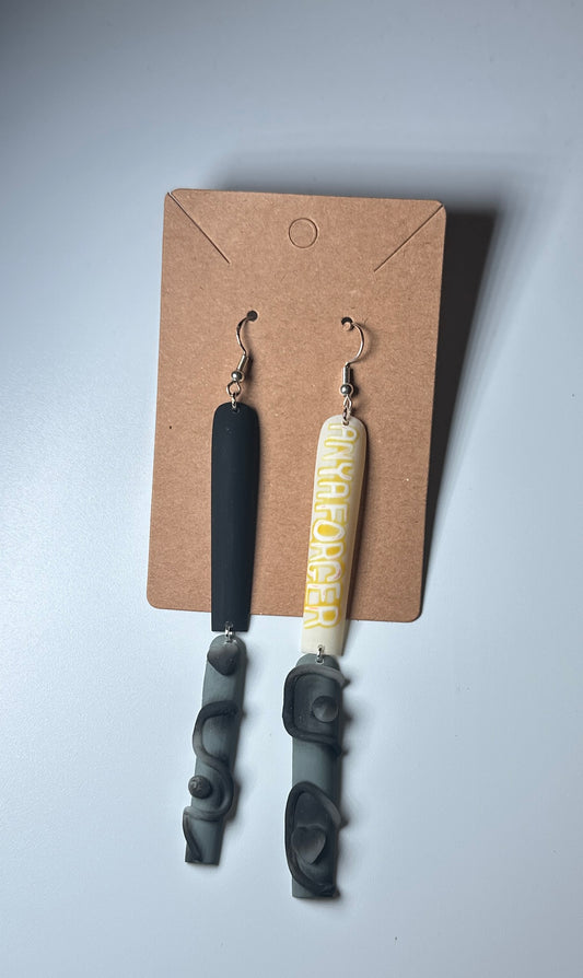 Forger Files-Handmade Anime Nail Earrings