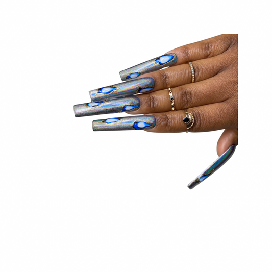 Crystal chrome elegance