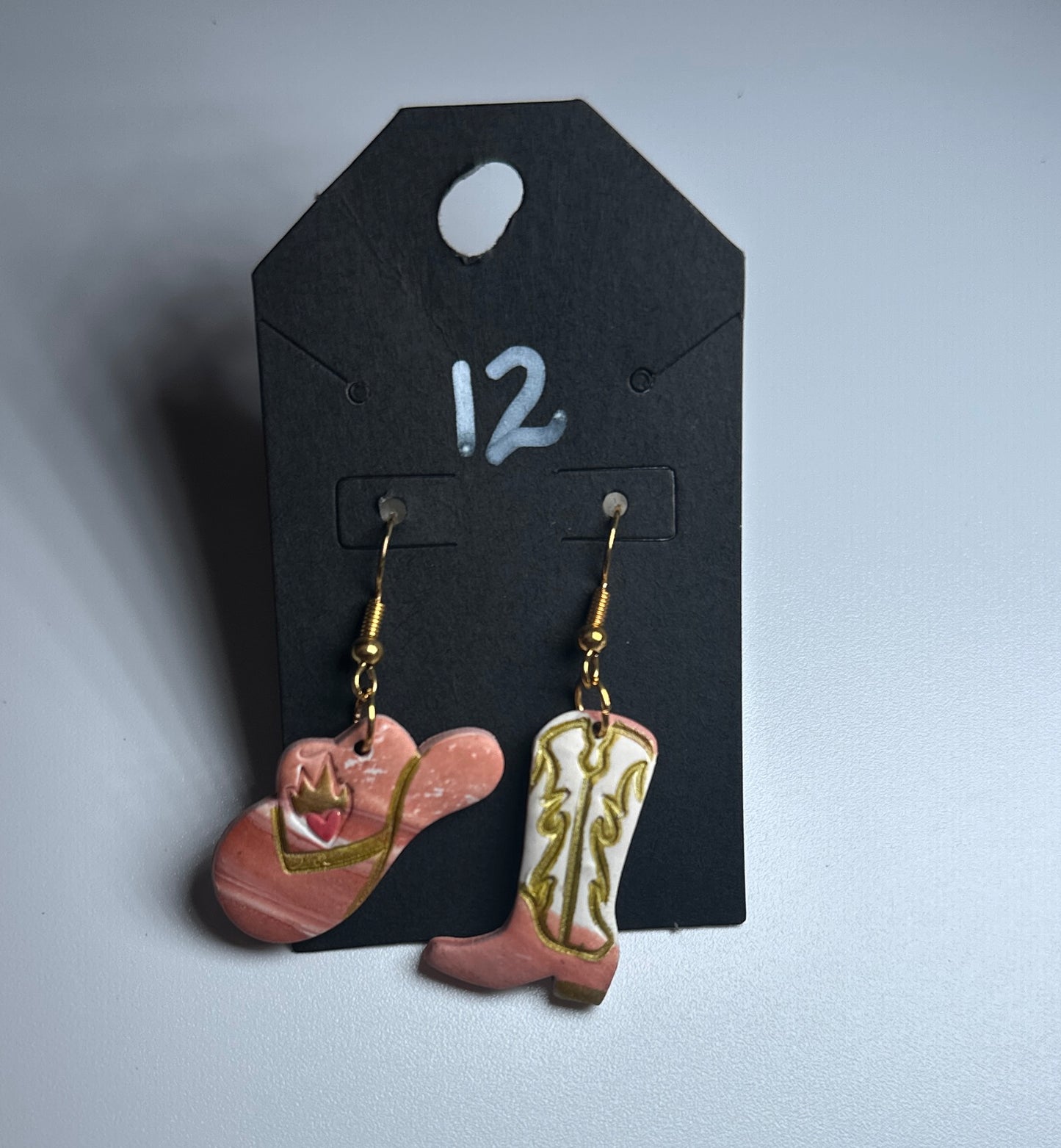 Boots & Love – Mismatched Western Charm Earrings