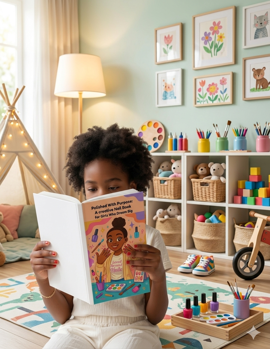 Polished With Purpose: An Interactive Nail-Inspired Book | Austin, TX